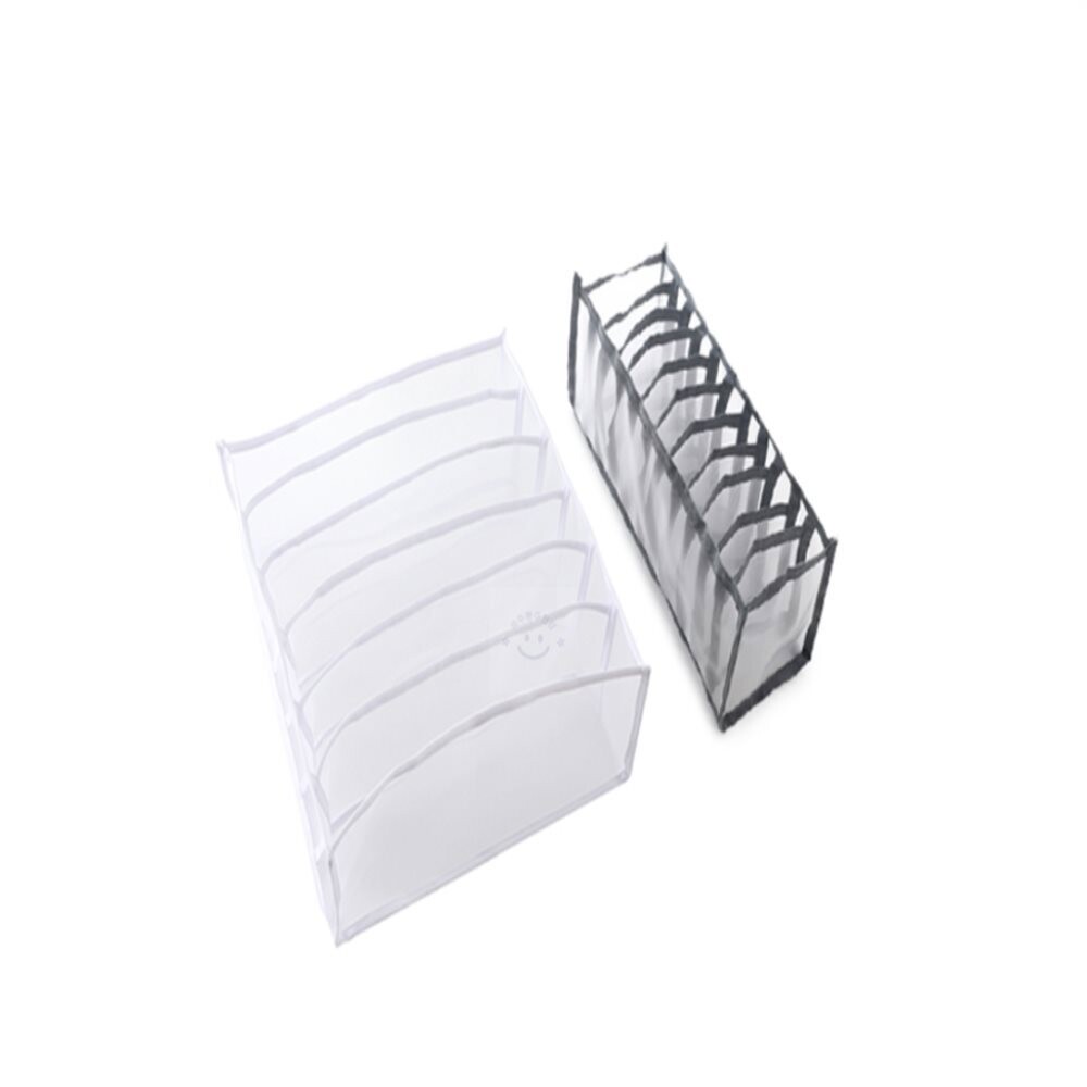 [오늘출발] 제주뿅샵 칸막이 매쉬 정리함 속옷칸막이정리함 메쉬수납함 심플정리통 속옷정리함