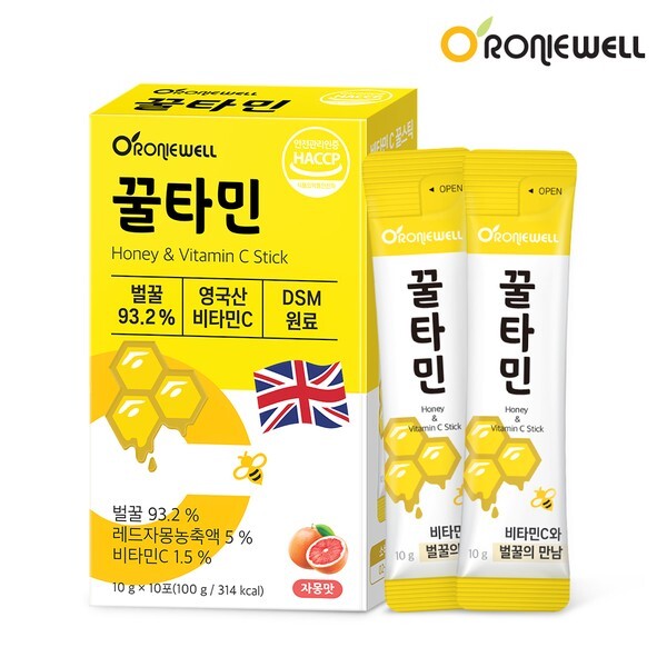 로니웰 꿀타민 자몽맛 10포