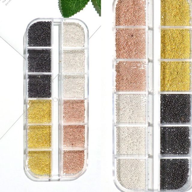 KQH816 트윙클 네일아트 보석 스톤 12칸 10통