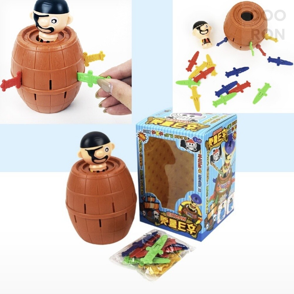 [오늘출발]두론샵 복불복 후크룰렛 보드게임 술게임 후크검 인형튀어나오는 랜덤 스릴 여러명이 하는