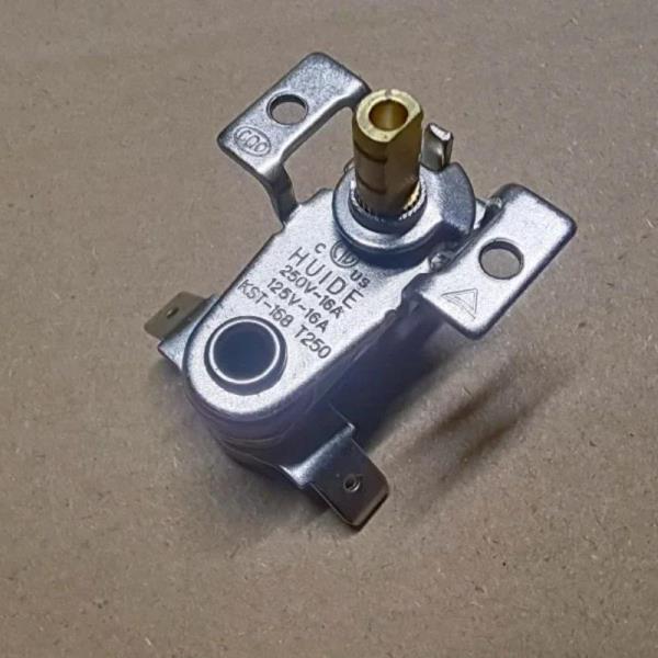 전기 오븐 교체 온도 조절기 M4 나사산 스위치 0-250 ° KST-168 250V 16A T250 온도조절기 270 ° 각도