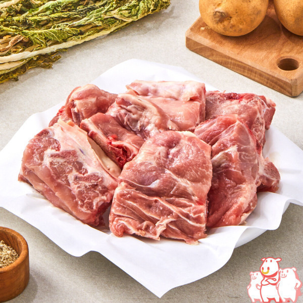 삼형제고기 (신선집중) 삼형제고기 1등급 한돈 돼지등뼈 감자탕용 냉장 대용량 3KG