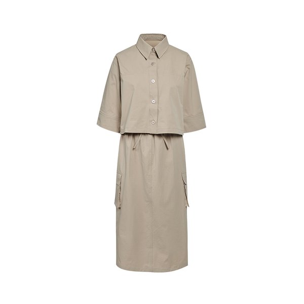 [신세계백화점](JJ지고트)(광주신세계)5부 셔츠 +포켓 스커트 세트 GR5N0OP521