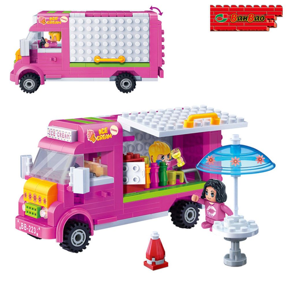 [오늘출발] 반바오 (블록) 아이스크림트럭 / 호환블럭 반바오블럭 어린이블럭 블럭장난감 어린이블록 블록놀이 창의블
