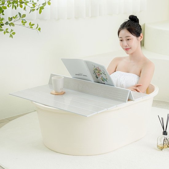그린센스 반신욕 욕조덮개 욕조커버 와이드형 (760x740mm)
