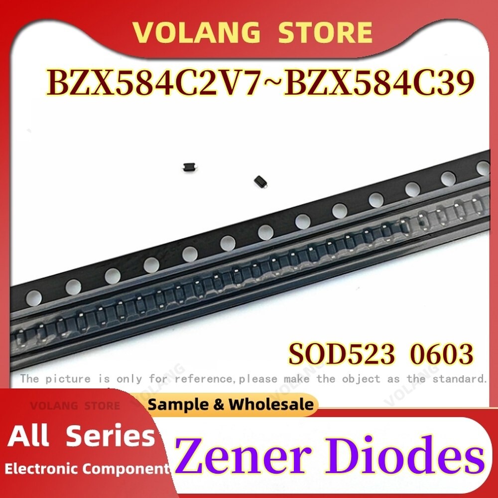 [오늘출발] 4 1V 제너 5V6 개 3 12V 3V3 11V BZX584C2V7 3V 6V8 3 50 SOD523 6V2 3V 4V7 9V 6V Z12 20V Y7 V 다이오드