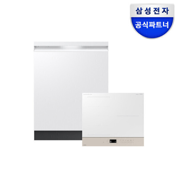 삼성전자 비스포크 DW80F73X1UEW NZ63DB607CFE 14인용 식기세척기 3구 인덕션 세트