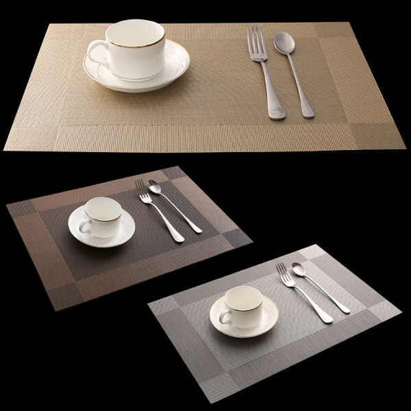 [오늘출발] 1+1 호텔 방수 식탁 플레이팅 격자 테이블 식탁매트 방수매트 1인용 개인패드 (1+1 행사 중)