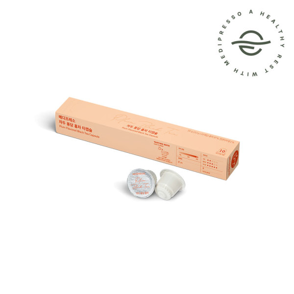 [오늘출발]메디프레소 메디프레소 자두 퐁당 홍차 네스프레소호환 티캡슐 10개입