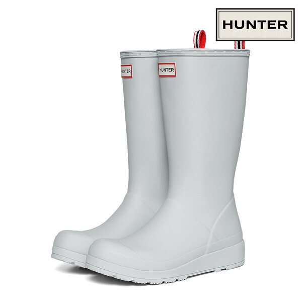 헌터 헌터 플레이 톨 레인부츠 장화 그레이 마이크로칩 WFT2007RMA-MC