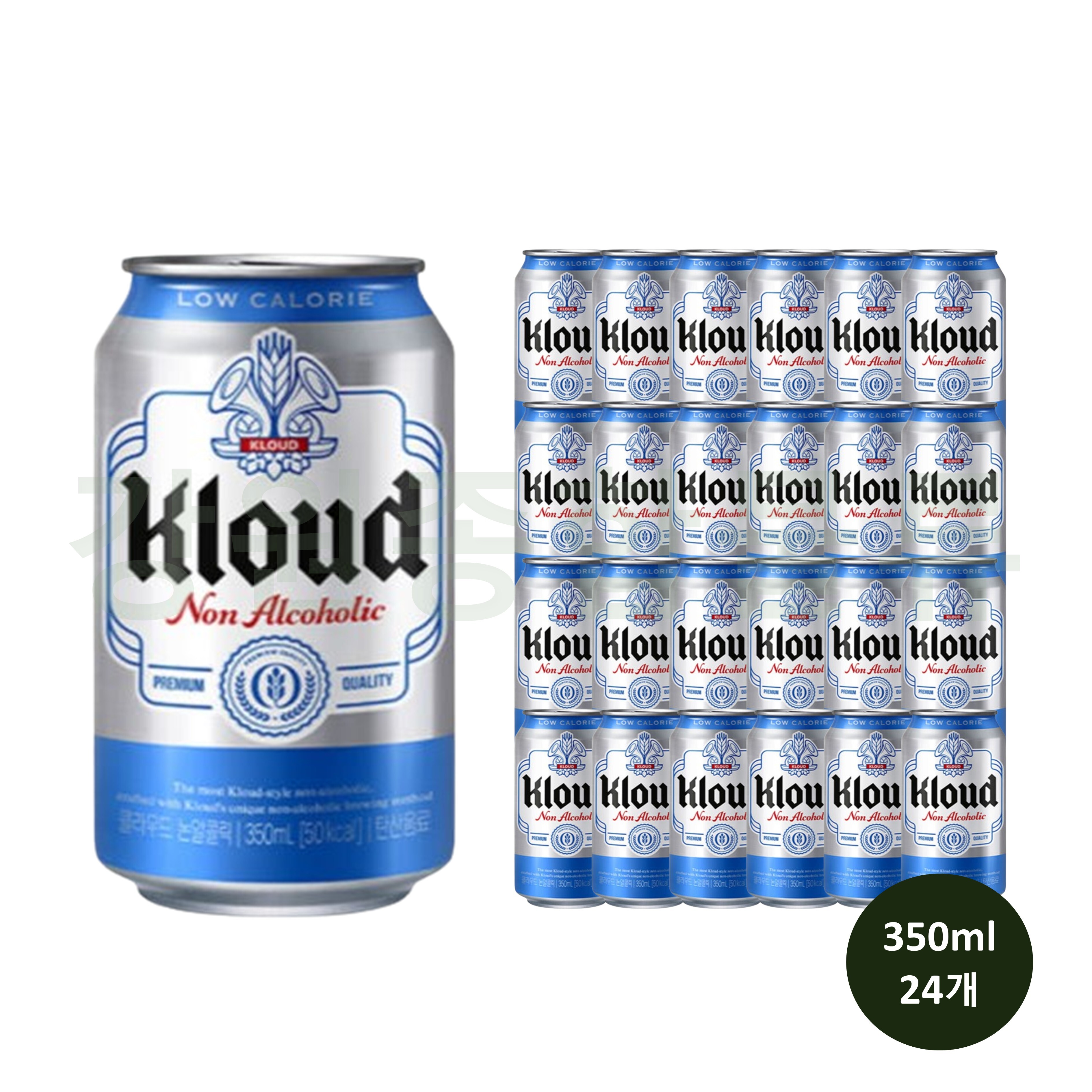 [오늘출발] 클라우드 클라우드 논알콜릭 제로 무알콜 맥주맛 350ml 24캔