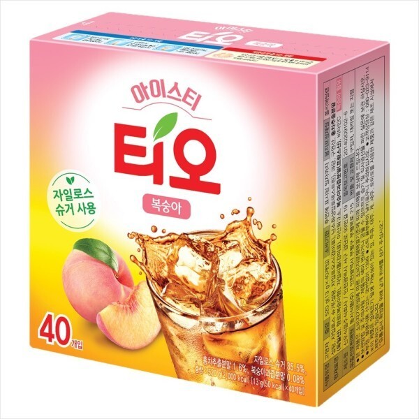 [오늘출발] 동서식품 티오 아이스티 복숭아  40T/넉넉한 유통기한x오늘발송