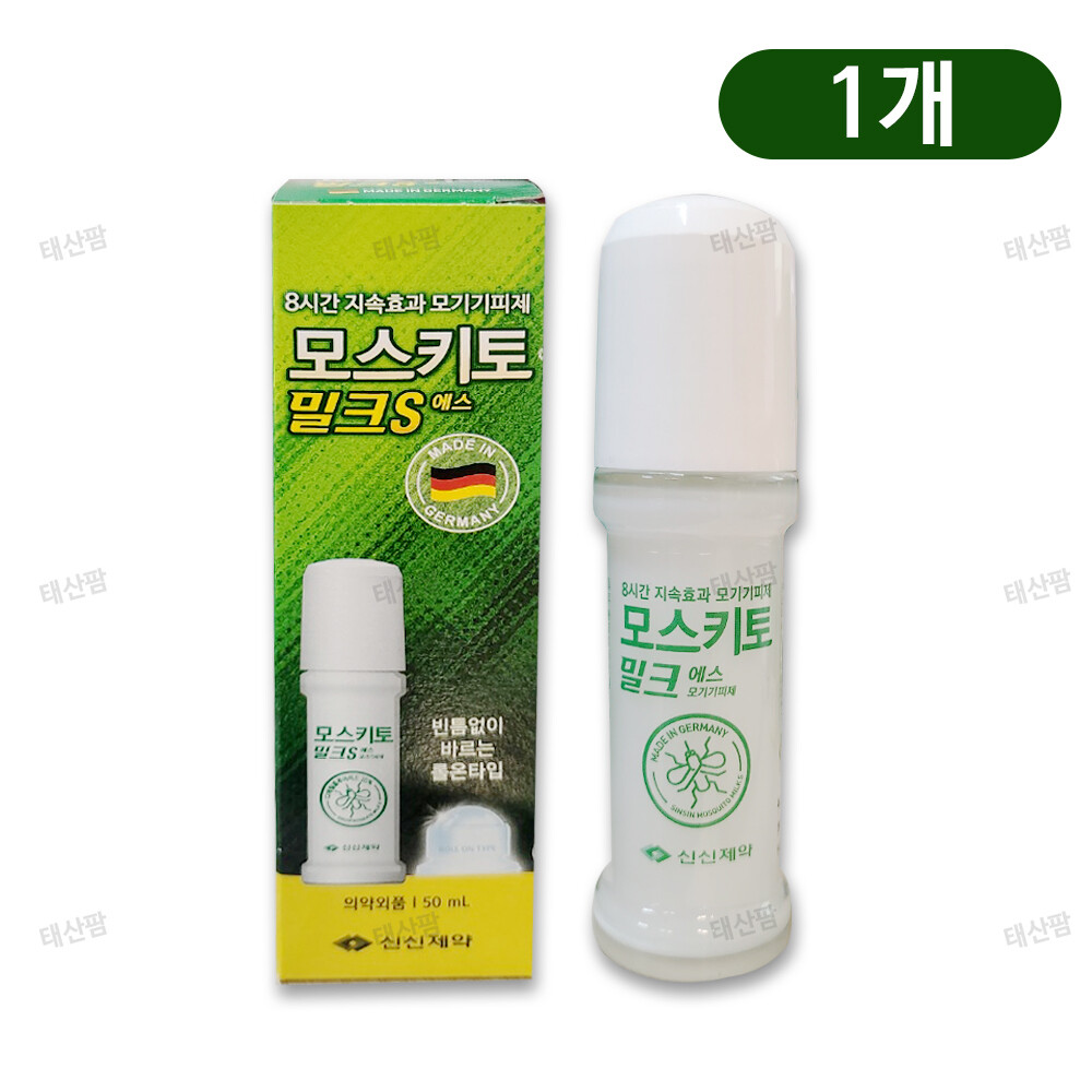 [오늘출발] 신신제약 신신제약 모스키토밀크s 50ml 1개 바르는 모기퇴치