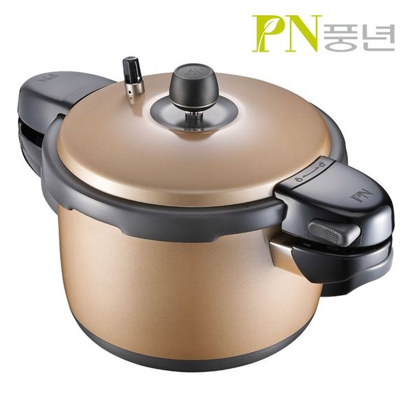 [Pn풍년]풍년 (NS홈쇼핑)풍년압력밥솥 블랙펄 컬러 샴페인골드 6인용 압력솥35144365
