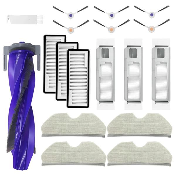 [오늘출발] Narwal Freo X Plus 로봇 진공 청소기용 메인 사이드 브러시 헤파 필터 백  천 교체 부품 액세서리