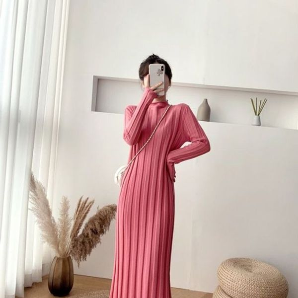 (NS홈쇼핑)빅골지 아이보리 빅골지니트원피스 핑크 니트원피스 WD8CBA335150628