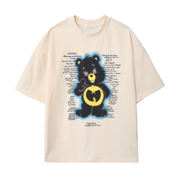 리빌모아 남자 캐주얼 캐리턱 베트곰 라운드 반팔 티셔츠 DS-TSH-Q365