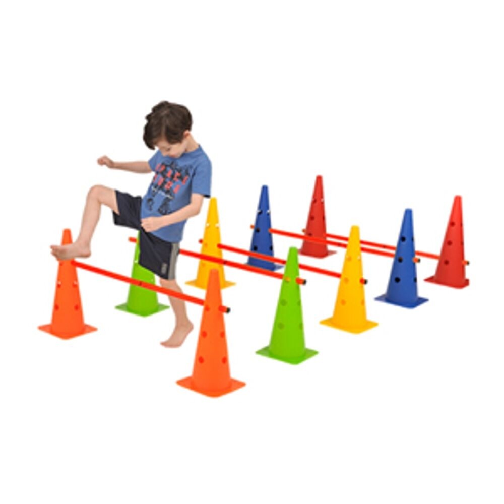 (오렌지)키더스 허들콘 시스템 48cm 낱개/학교/체육/용품/경기용콘/허들용콘/허들/농구/훈련콘/색상콘/다용