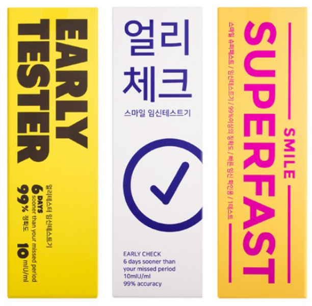 원포 데이비드 스마일 얼리체크 정확한 빠른 얼리 임테기 임신테스트기 정확도 진단 확인 3종세트