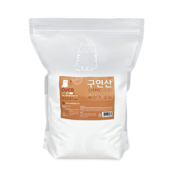[오늘출발] 쿠코 한내음 CUCO 구연산 5kg 프리미엄 (무수) 가습기 세척 물때 청소 섬유유연제