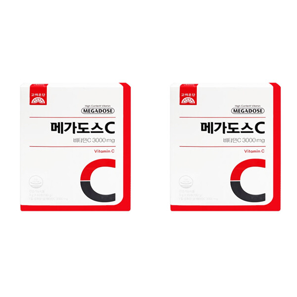 고려은단 고려은단 메가도스 비타민C 3000mg 2박스