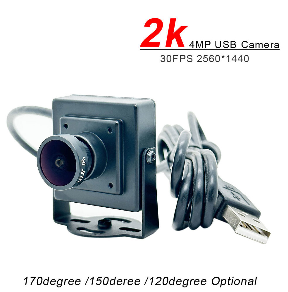 [오늘출발] 2K 4MP / 4K 8MP USB 미니 USB 웹캠 광각 170/150도 120도 30fps 고속 플러그 앤 플레이 라이브 스트리밍