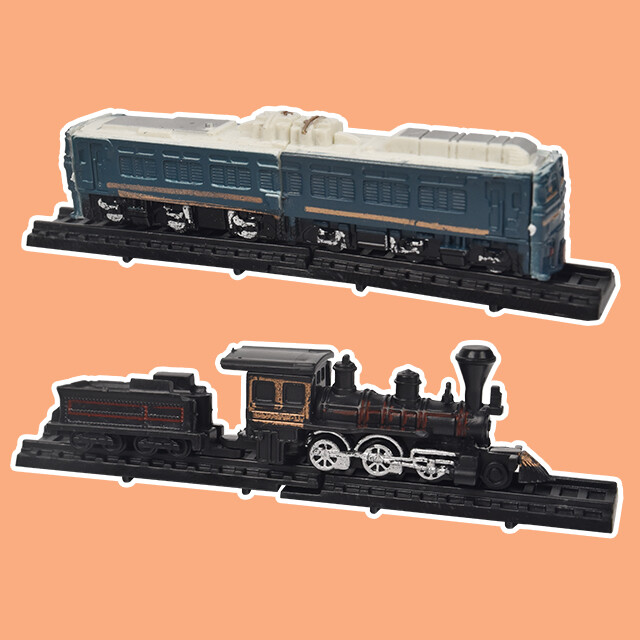 [오늘출발] 조립 취미 장난감 기차 프라모델 철도 열차 옛날 빈티지 기관차 고퀄리티 미니 모형