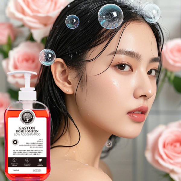 [오늘출발]게스통 게스통 로즈 로우 애씨드 헤어 샴푸 천연 미용실 무실리콘 향이좋은 장미향  미용실 납품 무실리콘 천연샴푸