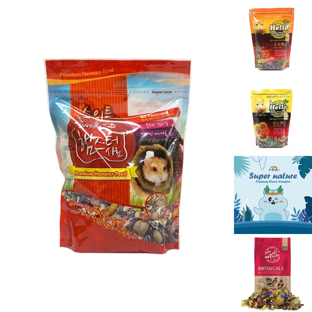 스위트 햄스터 사료 700g/해바라기씨/토끼/간식/기니피그/햄스터밥/먹이/영양제/앵무새 씨앗 애완 대용량