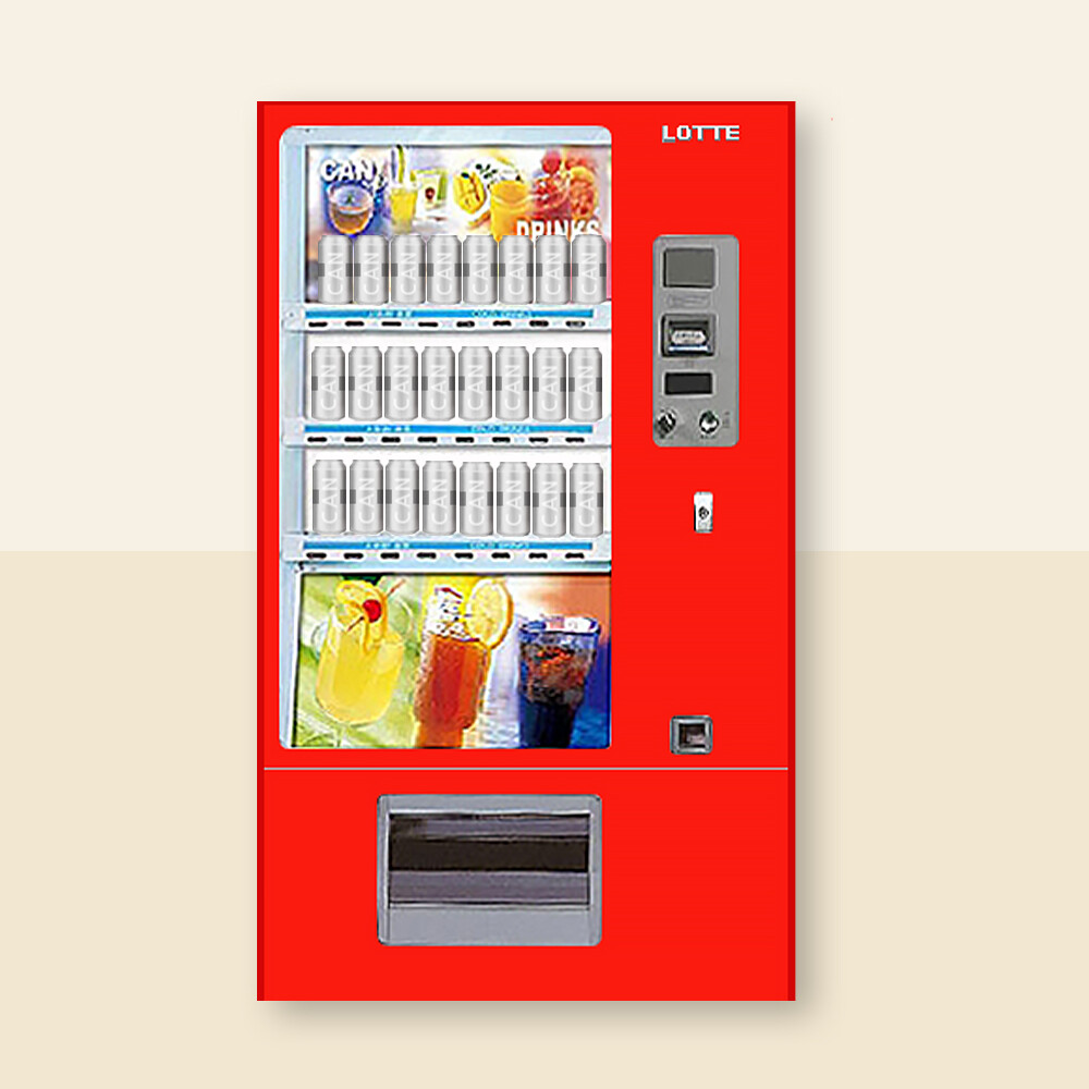 [중고] [중고]간식자판기 무인 음료수 중고 롯데 LVC522BS