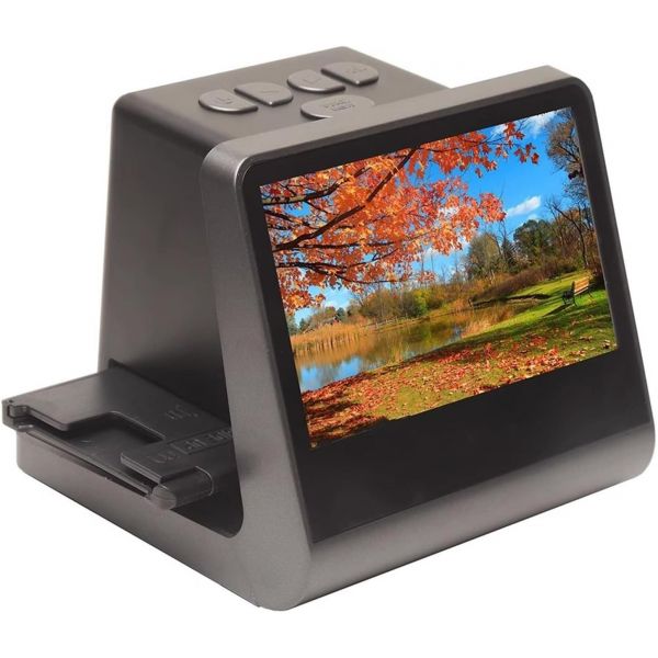 디지털 필름 스캐너 대형 5인치 LCD 화면이 있는 슬라이드 컬러 및 흑백 필름과 35mm 변환 가능 고해상도 2