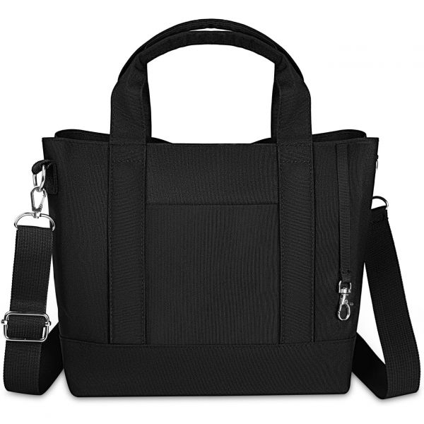 메토윈 여성용 미니 토트백 소형 캔버스 프리스탠딩 대용량 크로스바디백 발수제 경량 스타일리시 핸드백