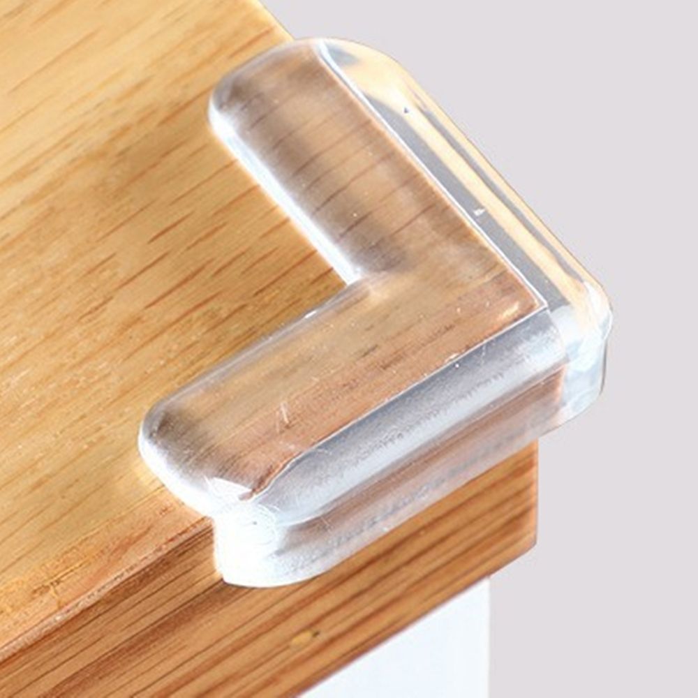 [오늘출발] ㄴ자형 가구 모서리보호대 pvc 투명 충격보호대 4개입/가구모서리보호대