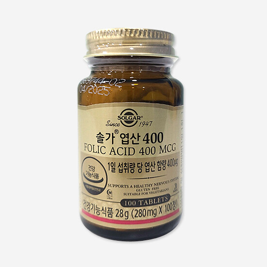 [오늘출발] 솔가 솔가 엽산 400 280mg x 100정