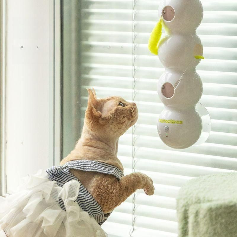 [해외] 고양이 움직이는 장난감 냥플릭스 애벌레 자동 유도