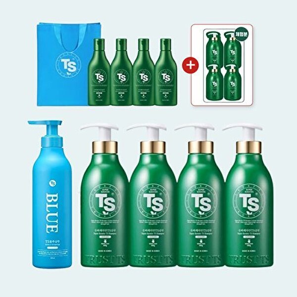 티에스 SK스토아 공동기획 단독 TS슈퍼케라틴 샴푸 4+4+4+1구성 (무료체험/쇼