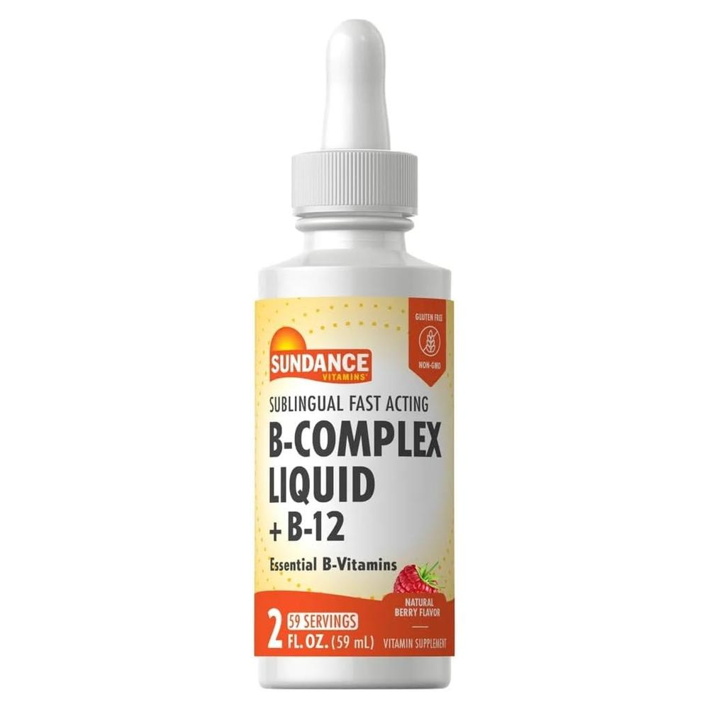 선댄스 B콤플렉스 비타민B12 함유 비타민B 복합 설하 빠른 효과 베리맛액상 59ml