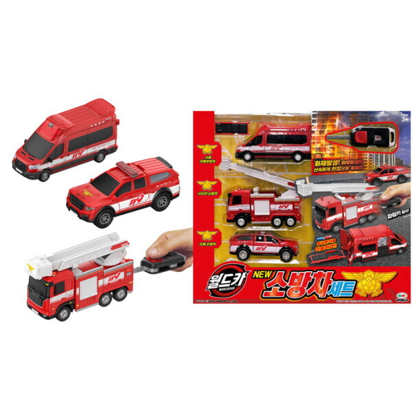 미미월드 월드카 파워키 New 사다리 소방차