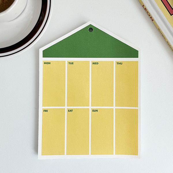 컬러 블럭 페이퍼 패드_Weekly Planner