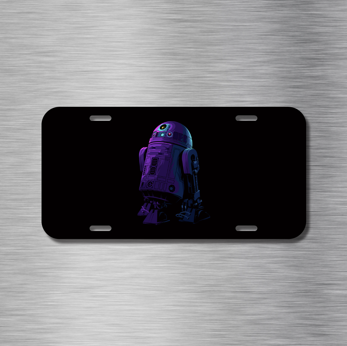 스타워즈 R2D2 로봇 AI 번호판 전면 오토태그 플레이트