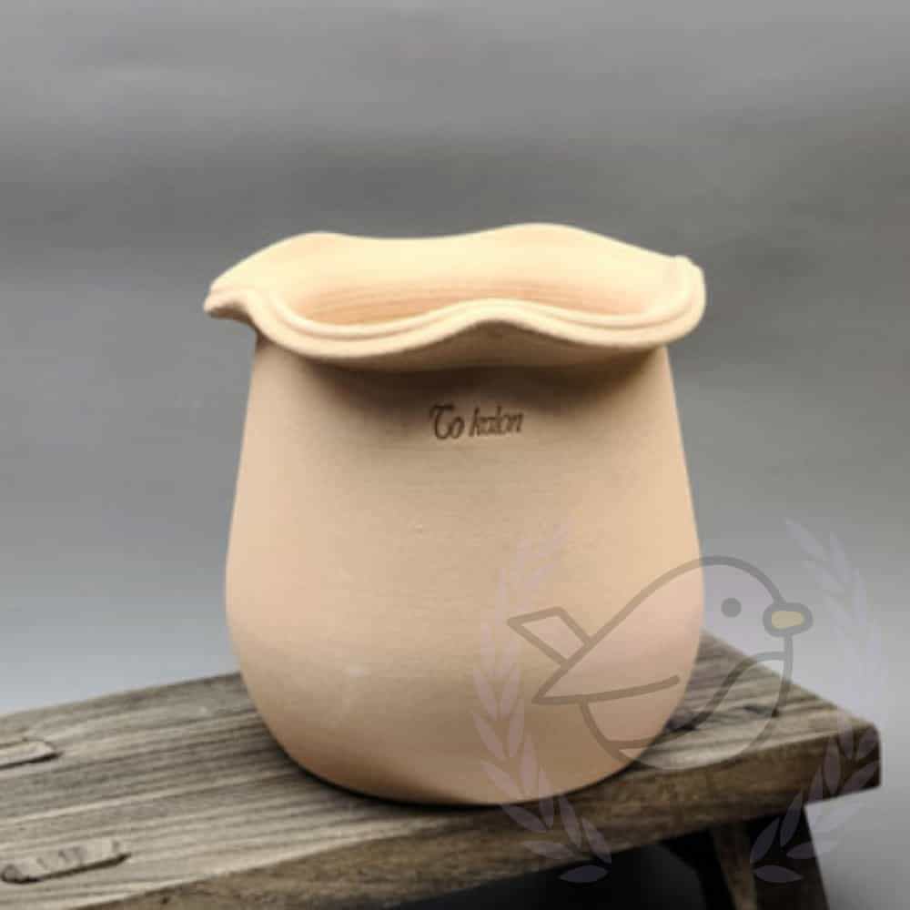 [오늘출발] 대양 웨이브자 13x13cm 테라코타화분 아이비화분 인테리어화분 황토화분 베고니아화분 선인장토분 필로덴드