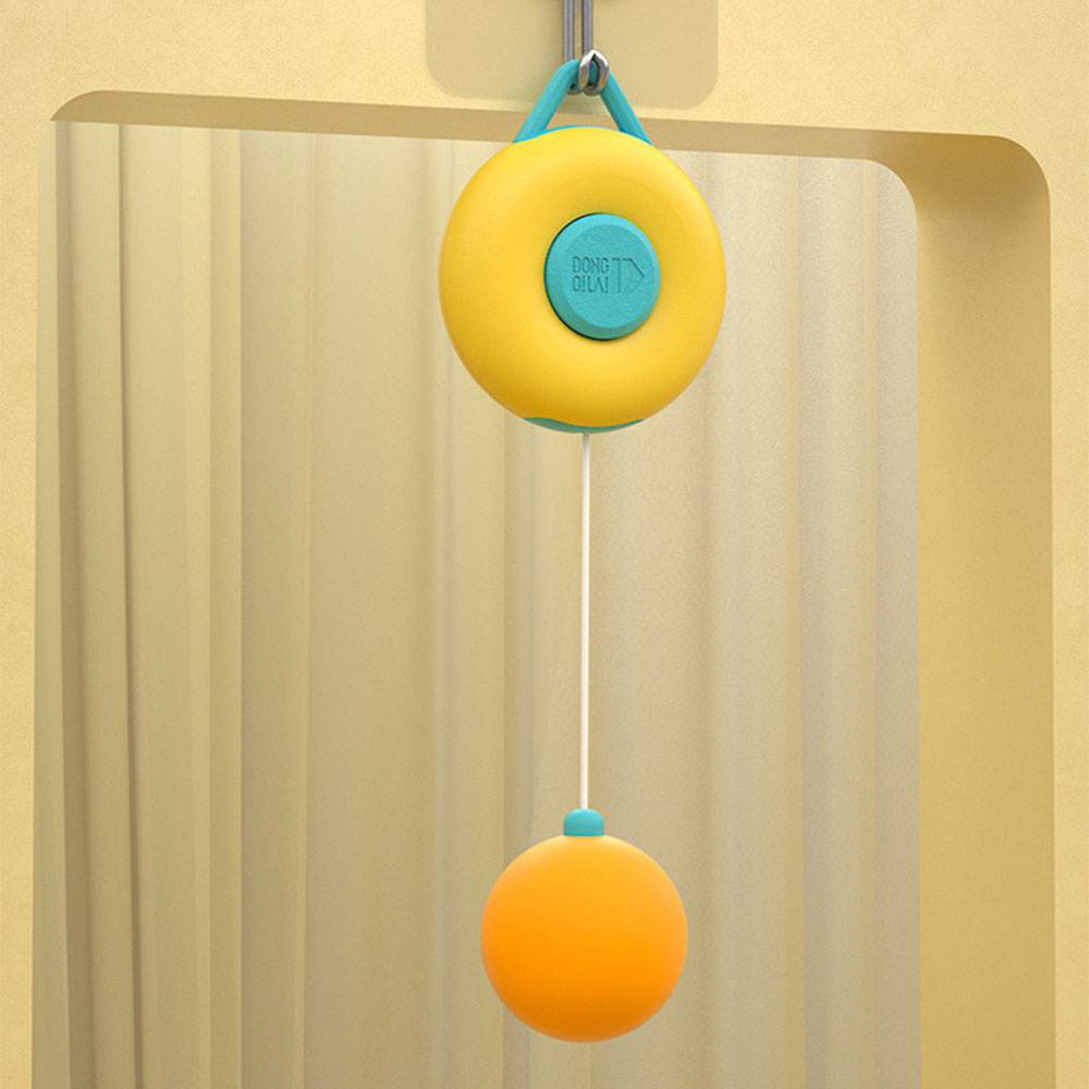 [오늘출발] 소음제로 줄탁구 벽부착 실내 탁구놀이 라켓2개+공1개 장난감 세트 집에서 간단하게 온가족 탁구놀이 한게임