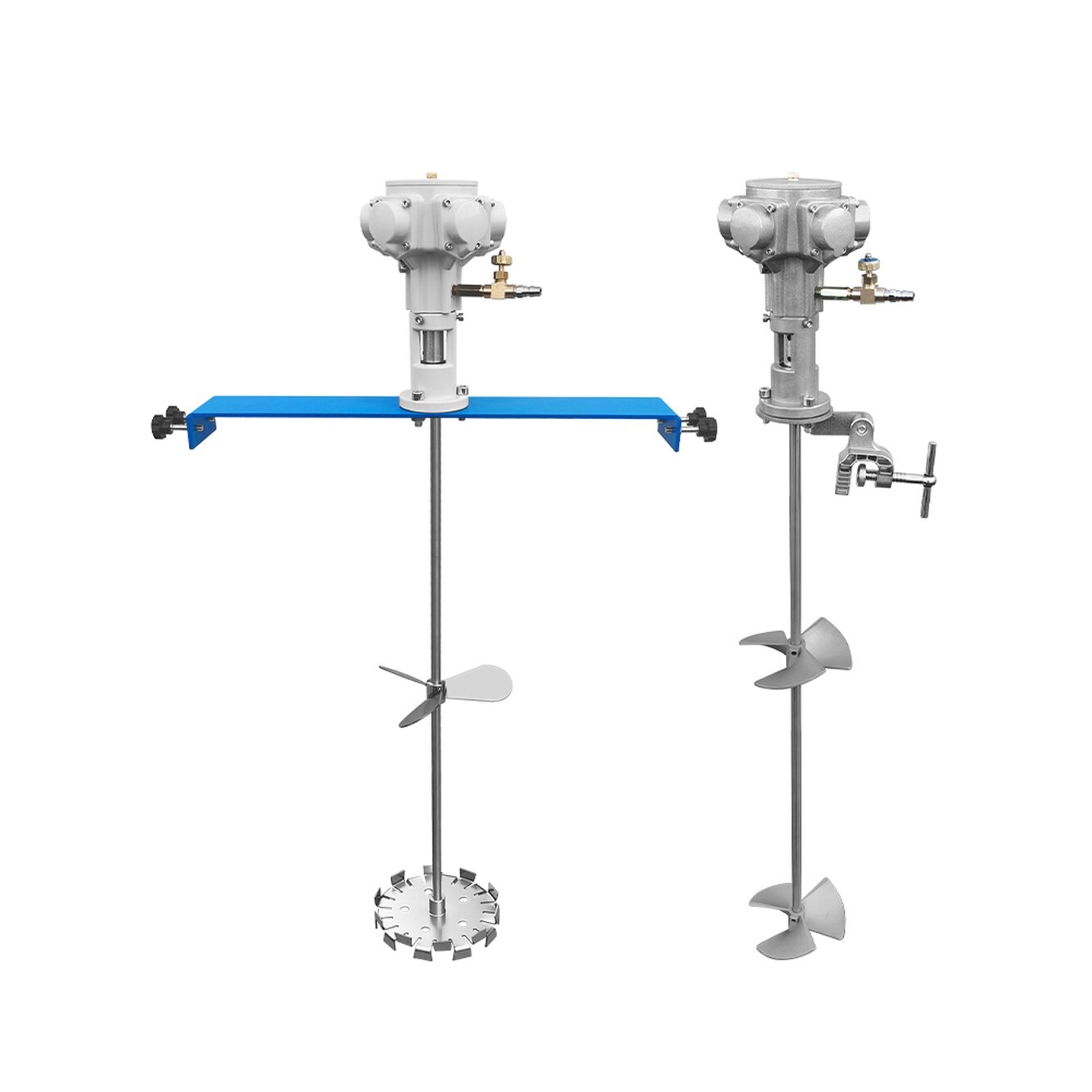 교반기 공압 믹서 50/100갤런 50갤런 수평 5갤런/ 알루미늄평판 예금