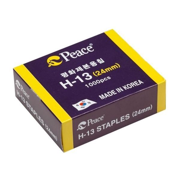 브이와이 하프클럽/스테플러침 자재 H-13 24mm/1000pcs 갑(10개입)
