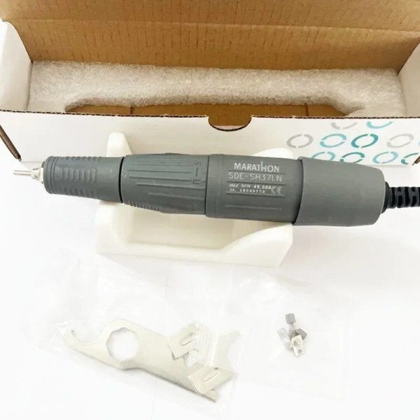 [오늘출발] 드릴 펜 H37LN 45000RPM 핸드 피스 STRONG 210 컨트롤 박스 전기 매니큐어 기계 손톱 핸들 네일 도구