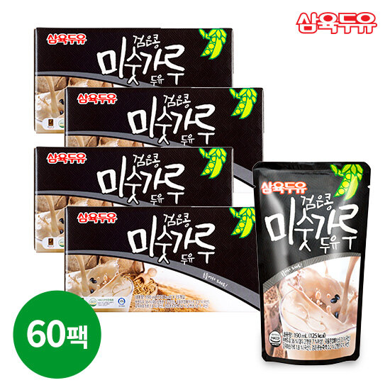 삼육 삼육두유 검은콩미숫가루 190ml x 60팩