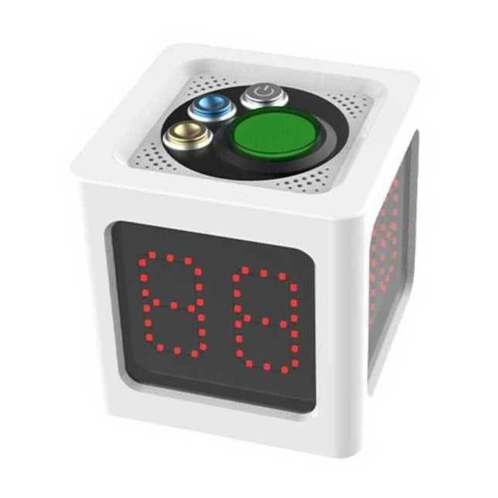 [오늘출발] 홀덤 전자 샷클락 4면 AA 5호 검은색 클락 카지노 모델 하얀색 다운 화이트