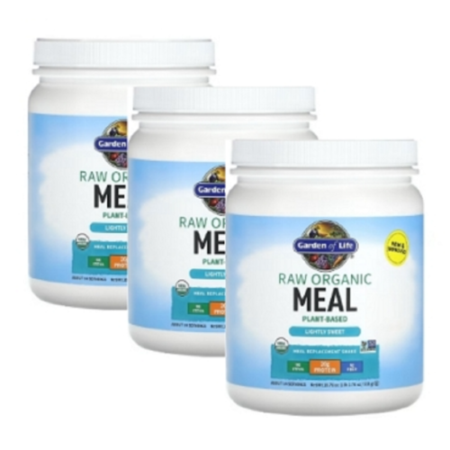 2+1 가든오브라이프 RAW 유기농 셰이크 식사 대용식 라이트스위트 519g