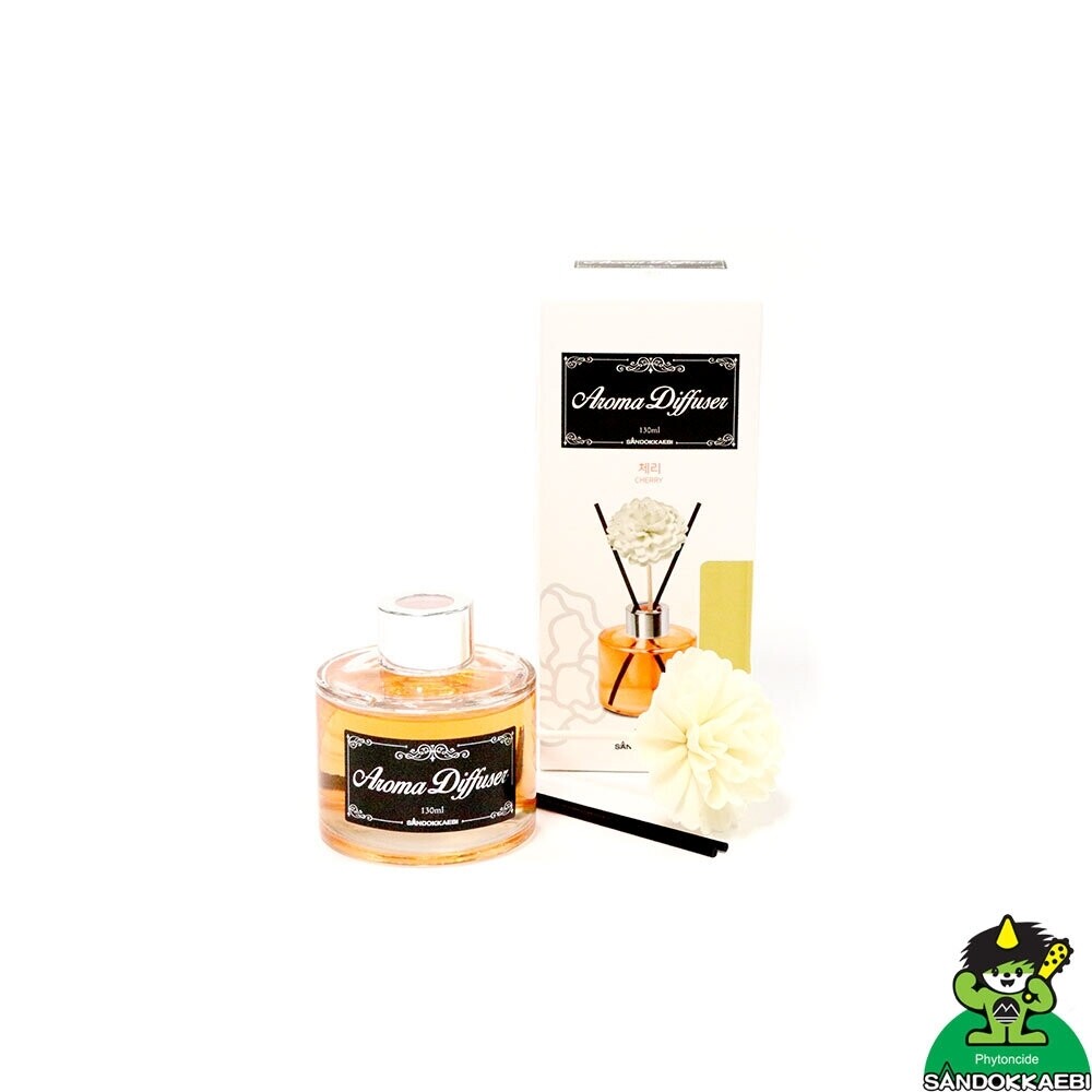 산도깨비 산도깨비 아로마 디퓨저 방향제 체리 130ml/자동차/디/퓨저/차량용/아로/마디/라벤더/냄새제/거제/실내