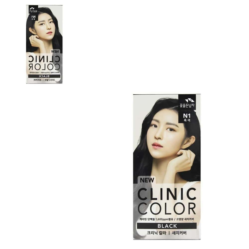 새치염색 흑색 크림타입 두피자극적은 부작용적은 간편한 셀프 머리 모발